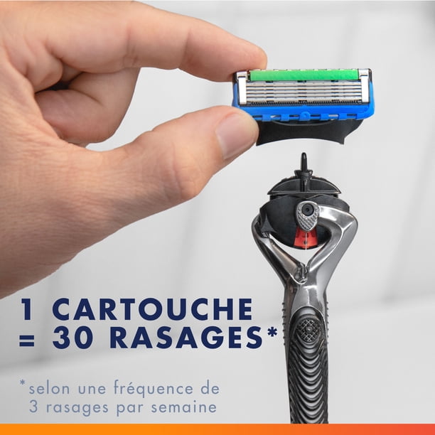 Gillette Fusion5 ProGlide Razor Refills for Men, 12 Razor