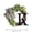J, variant on Flower Front Door Sign Hanger,Last Name Year Round Front Door Wreath Front Porch Decoration 26 Letter Welcome Sign with Garland and Bow, Spring Wreaths for Front Door Outside Hanger Garland