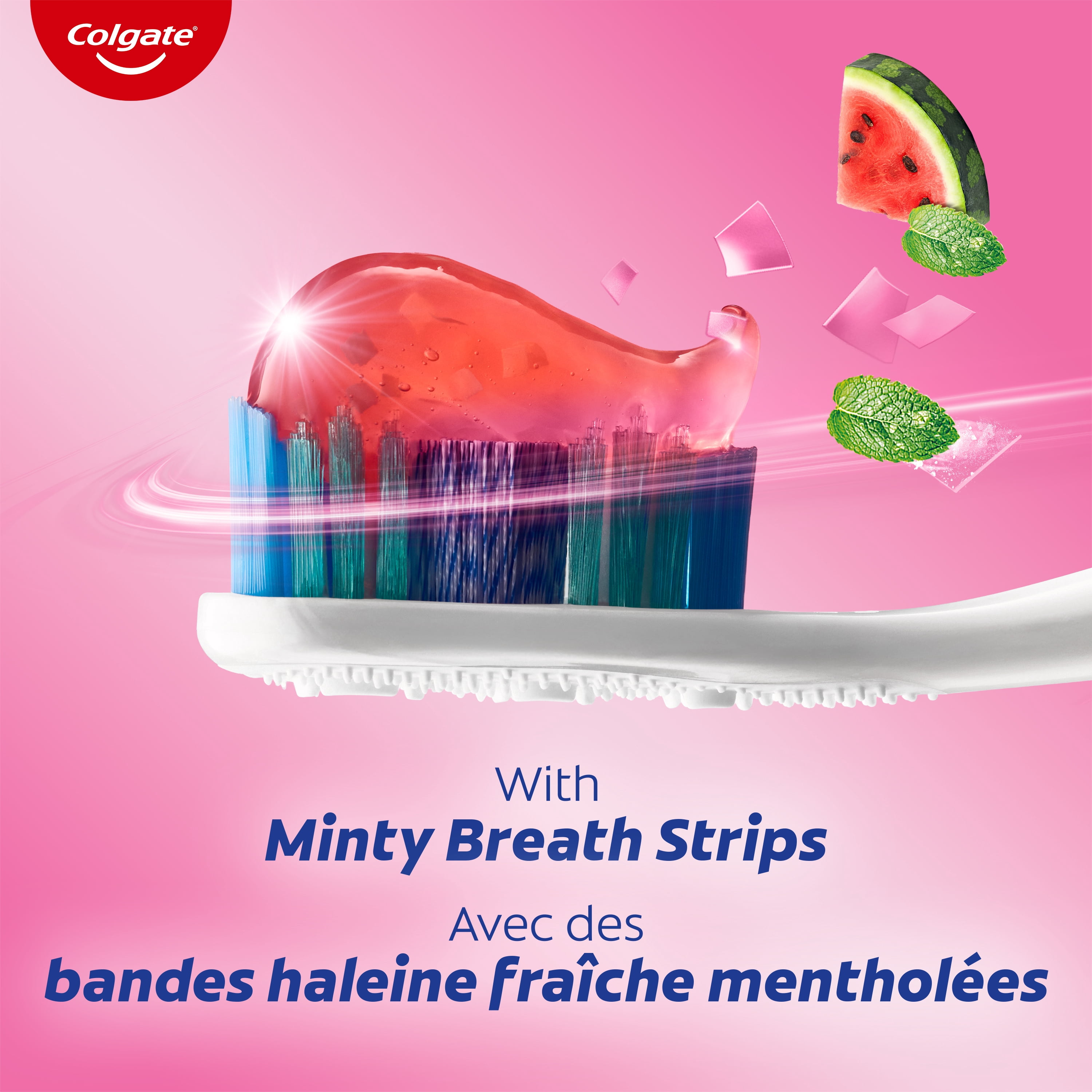 Colgate MaxFrais Dentifrice au Fluorure, Explosion de Melon d'Eau à la Menthe, 130 ml