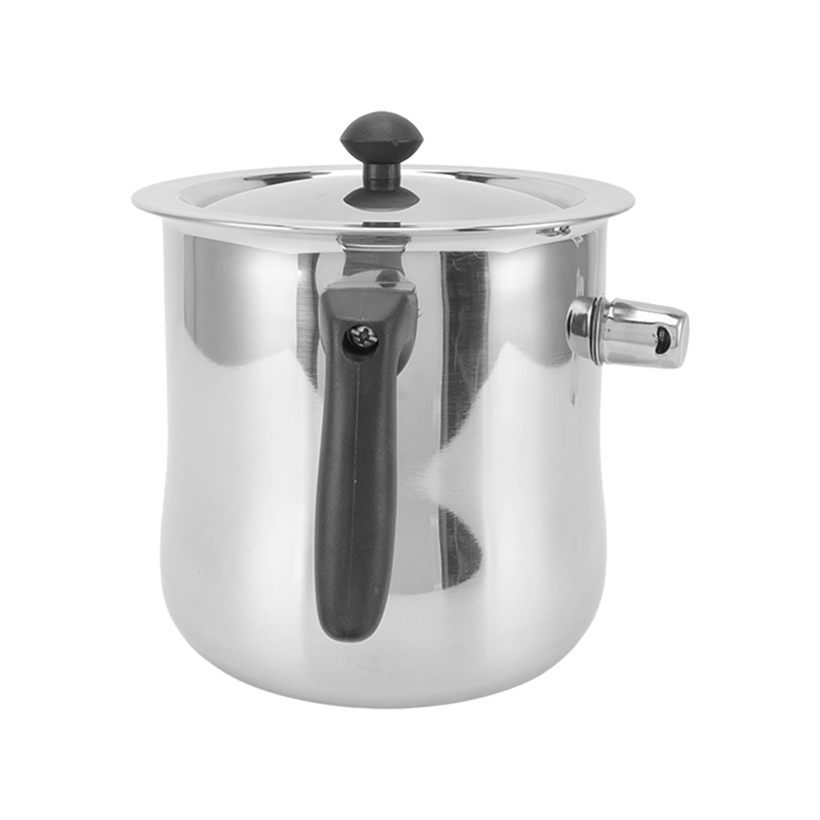 Bee Wax Melting Pot,Stainless Steel Heatproof Durable Beekeeping Wax Melting Pot With Lid For Melting Chocolate Wax Candle Making