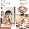 thumbnail image 4 of MUJOO 5x7 Area Rugs Washable,Boho Rugs for Living Room Bedroom Dining Room,Large Throw Floor Carpet Non Slip Soft Modern Abstract Bohemian Terracotta, 4 of 7