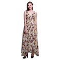 thumbnail image 1 of Bimba Robe Longue de Villégiature à Imprimé Floral pour Femmes, à Cordon, Bretelles Spaghetti, Tenue de Plage - Grande, 1 of 6