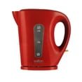 thumbnail image 1 of Salton Essentials EJK1821R Cordless Electric Kettle, 1.7 Liter, Red, 1 of 2