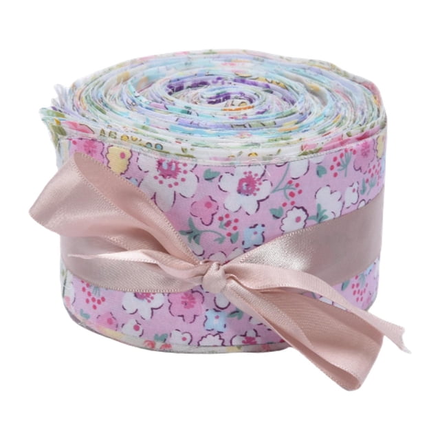 Abbracc 40Pcs Quilting Crafts Quilting Patchwork for Clothes Patchwork Sewing 6.5cmx100cm