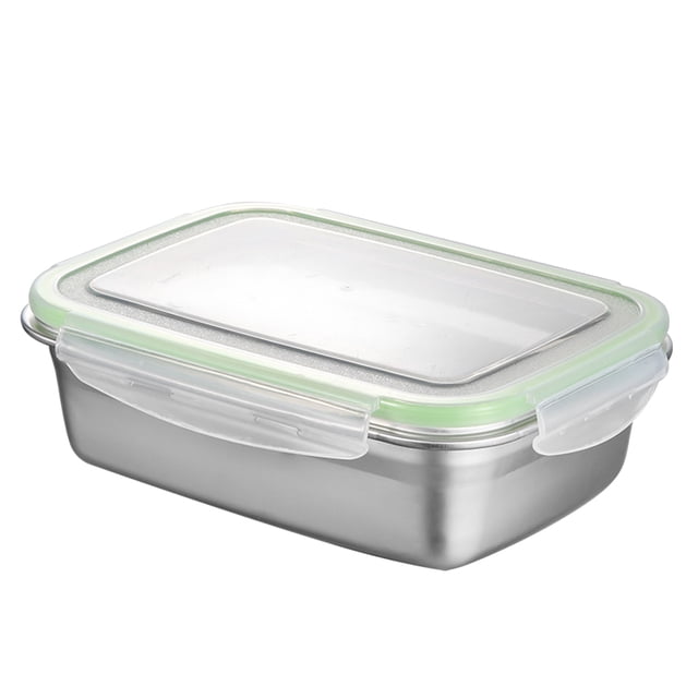 SHISUYAN Lot de 1 Boîte Alimentaire Isolée Croustillante 850 ml en Acier Inoxydable 304 pour Garçons Filles Usage Domestique