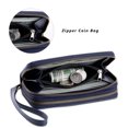 thumbnail image 3 of Womens Double Zipper Wallet Clutch Purse Cellphone Long Wallet with Removable Wristlet, 3 of 6