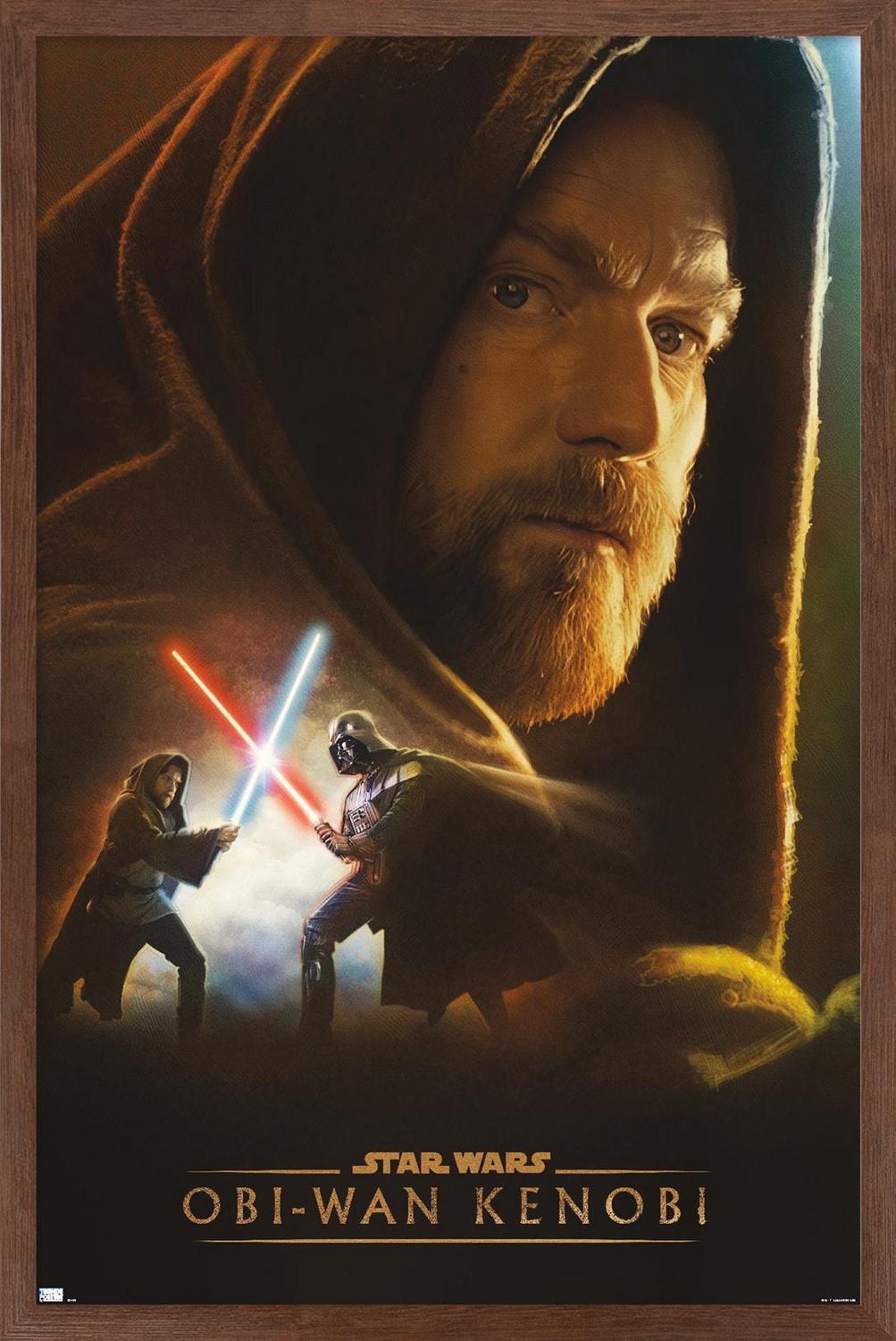 Star Wars: Obi-Wan Kenobi - Obi-Wan Collage Wall Poster, 22.375" x 34" Framed
