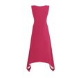 thumbnail image 4 of Gspmoly Robe pour Femme, Robes pour Femmes Sans Manches à Col Rond avec Cordon, Robe Décontractée à Volants Évasée Courte, Robe de Cocktail jusqu'à 60 % de Rabais, 4 of 8