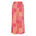 thumbnail image 4 of Jsaierl Womens Boho Print Palazzo Pants Elastic High Waist Drawstring Wide Leg Flowy Pants Plus Size Holiday Straight Leg Pants, 4 of 5