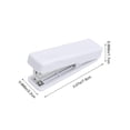 thumbnail image 3 of Portable Folding Stapler - Labor Saving Handheld Stapler, Office Exam Paper & Document Binding, White, JKODE, 3 of 6