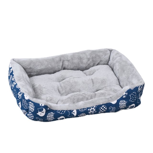 Lit pour Chat Super Doux Confortable Coussin Chaud pour Animaux Tapis de Couchage Mobile pour Animaux