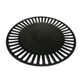 thumbnail image 3 of Bamboohart 12.6in Round Iron Korean BBQ Grill Plate Barbecue Non-stick Pan Set with Holder Set Portable Stove Korean Grill Pan Cast Iron Indoor, 3 of 6
