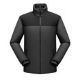 thumbnail image 3 of Pisexur Women Jackets Color Block Windproof Waterproof Hiking Clothes for Women Full Zip Lightweight Womens Fall Jackets Long Sleeve Stand Up Collar Softshell Jacket M-4XL Gray, 3 of 4