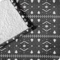 thumbnail image 4 of Bare Home Plush Sherpa Bed Blanket - Fluffy & Soft - Reversible - Lightweight - Twin/Twin XL, Winter Alpine, 4 of 4