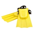 thumbnail image 3 of 1 Pair Adult Snorkeling Diving Swim Short Fins Flippers with Adjustable Heel, 3 of 6