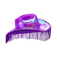 thumbnail image 1 of Women's Big Brim Cowboy Hat Western Bowler Hat, 1 of 2