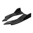 thumbnail image 4 of Rear Lip Splitter Universal Car Side Fins Body Lip Spoiler Chin Skirt Protector, Black, 4 of 7