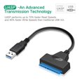 thumbnail image 2 of UniLink (TM) USB 3.0 to SATA 22Pin Adapter Cable SATA to USB 3.0 Super Speed 2.5" Hard Disk Drive SSD, 2 of 4