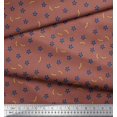 thumbnail image 2 of Soimoi Georgette Viscose Fabric Floral & Dragonfly Insects Fabric Prints By Yard 42 Inch Wide, 2 of 3