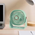 thumbnail image 4 of Boovnll Desk Fan, Adjustable High Speed USB Rechargeable Table Fan Lightweight Compact Quiet Small Fan for Home, Bedroom, Office, Travel, Camping, RVs, Summer Gift, Mini Fan - Fan, 4 of 6