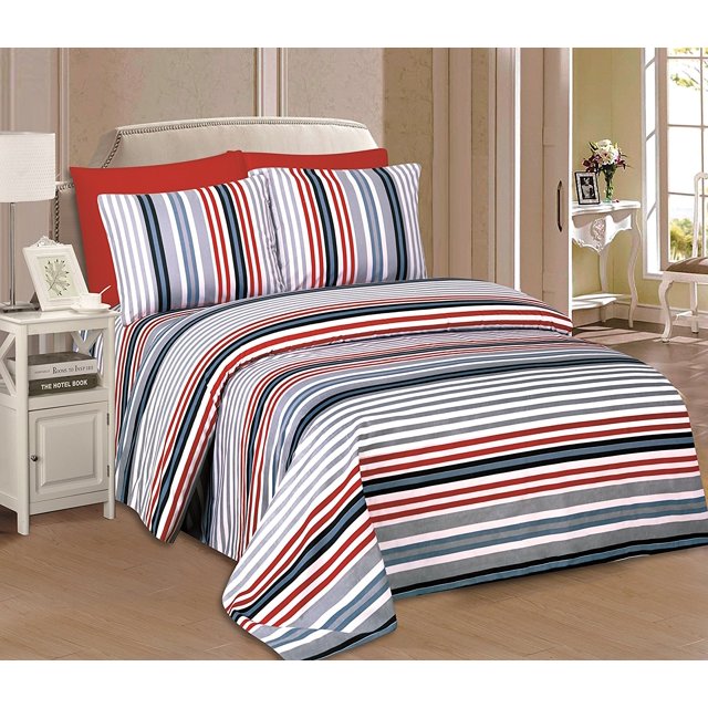 Beverly Hills 1800 Series Ultra-Soft Printed 6 PC Sheet Set (CalKing, Micheal)