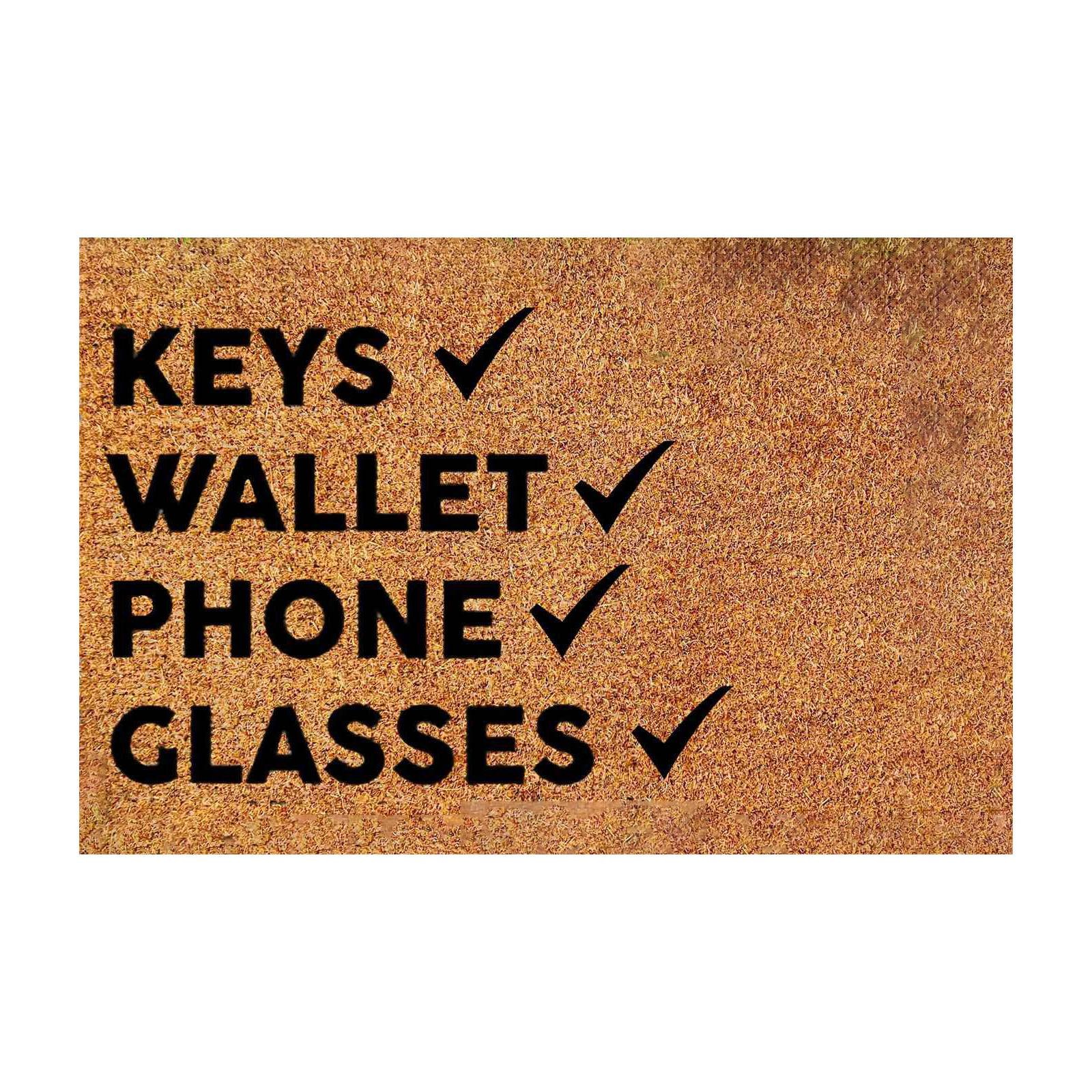 Velvet Printed Carpet for Front Door Entrance Absorbent Bathroom Mat with English Design Overlay