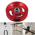 thumbnail image 4 of Aluminium Alloy Bearing Pulley Wheel Replace for Gym Equipment Part Cable Machine - Red, 88mm, 4 of 8