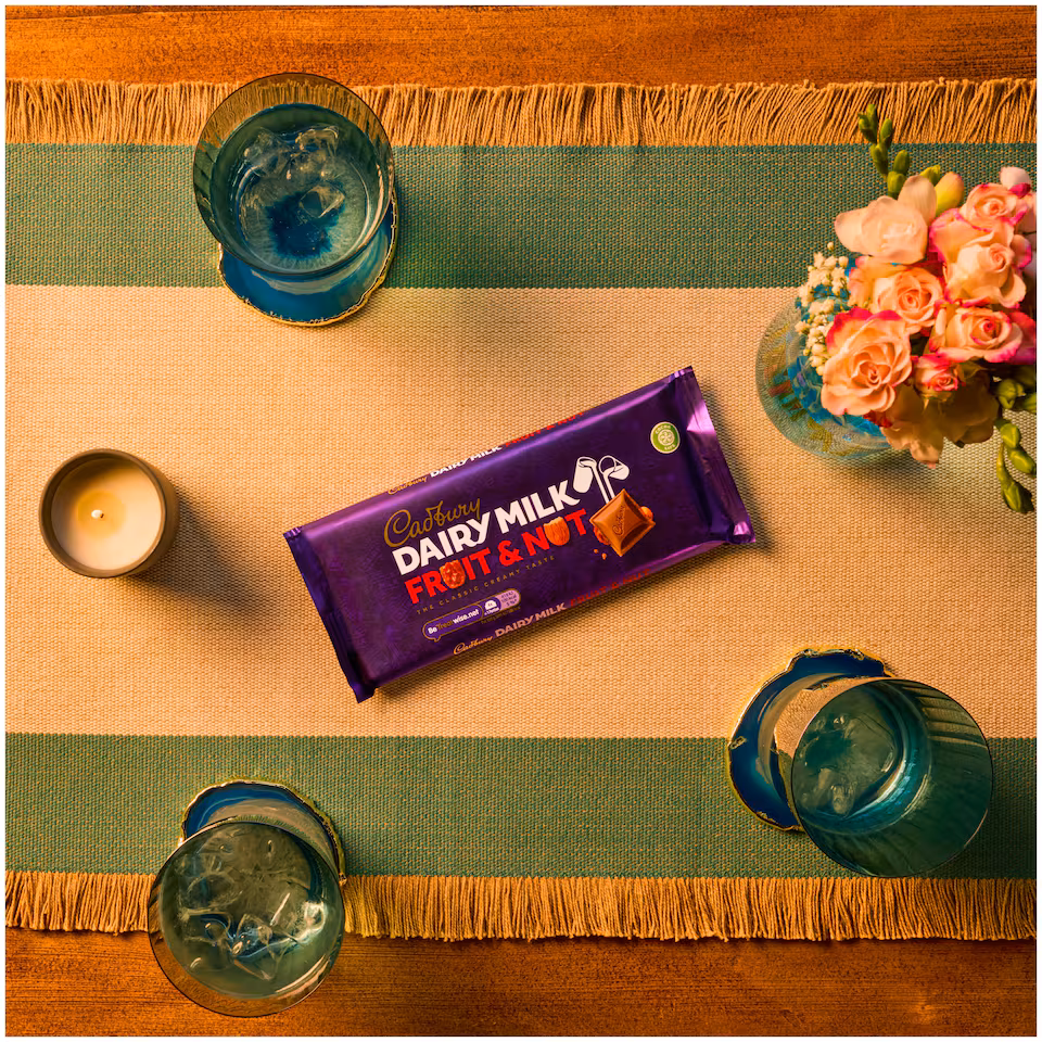 thumbnail image 2 of Cadbury Dairy Milk Fruit & Nut Milk Chocolate Bar 180g, 2 of 5