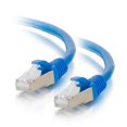 thumbnail image 1 of Câble de Réseau Ethernet Cat6 de 5 Pi Sans Accroc avec Blindage-STP - Bleu, 1 of 1