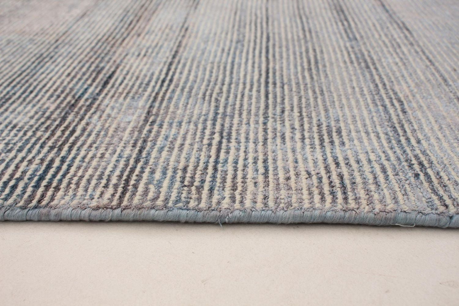 ECARPETGALLERY 5'0" x 7'8"  Transitional Galleria Hand Loomed Area Rug for Living Room, Dining Room and Bedroom in Blue