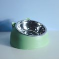 thumbnail image 3 of lionlar Bol pour Chat et Chien Surélevé Incliné Antidérapant Conteneur pour Chien Vert, 3 of 5