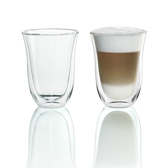 De'Longhi 2 Latte Double Wall Thermal Glasses