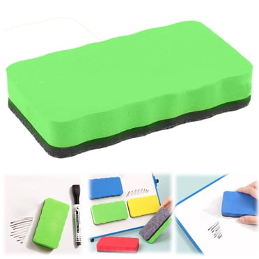 ZTTD Effaceurs à Sec, Effaceurs Magnétiques pour Tableau Blanc 1 Pce, Effaceurs Magnétiques à Sec pour Tableau Blanc, Marqueurs pour Tableau Blanc Effaçable à Sec, Idéal pour la Maison, le Bureau, Vert