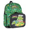 thumbnail image 5 of Nickelodeon Teenage Mutant Ninja Turtles Got Pizza? Leonardo Raphael Donatello Michelangelo 2 Pc Lunch Box Backpack Set, 5 of 5