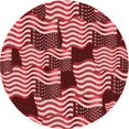 thumbnail image 1 of Ahgly Company Tapis d'Intérieur Ronds Transitionnels Lavables à la Machine, Corail Clair Rose, 8 Pieds Rond, 1 of 7