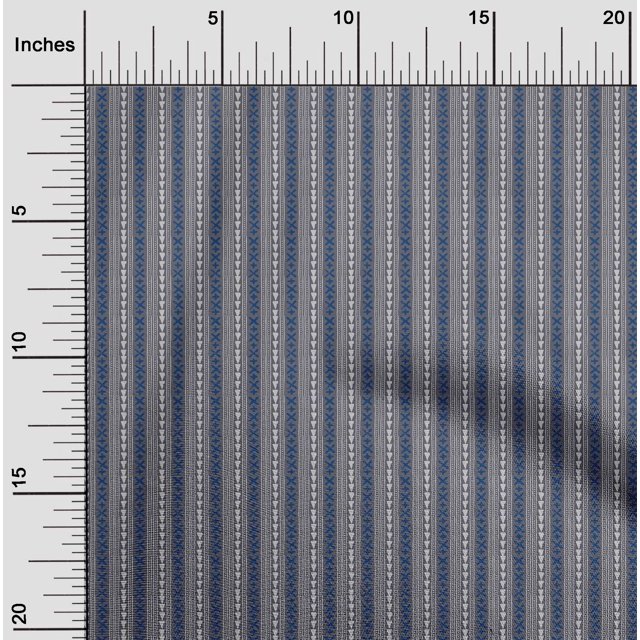 oneOone Viscose Jersey Tissu Géométrique Signetriangle & Rayer Bloc Tissu à Coudre BTY 60 Pouces de Large