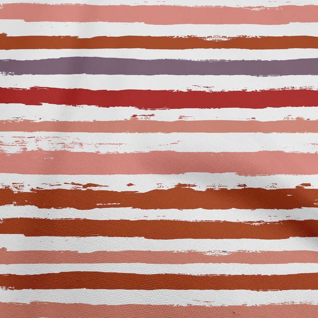 oneOone Cotton Flex Maroon Fabric Stripes Sewing Craft Projects Fabric Prints By Yard 40 Inch Wide