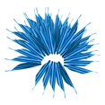 thumbnail image 1 of jinwen 50 Fletch Fletcher End Fletches Vanes Attachment Blue, 1 of 9