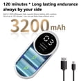 thumbnail image 3 of LNGOOR  Leg Massager for Circulation Air Compression Calf Massager with 3 Modes 3 Intensities and 3 Heating Modes Rechargeable Cordless Leg Massager with Heat and Compression for Pain Rel, 3 of 8