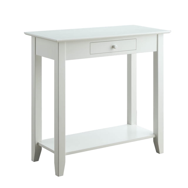 Convenience Concepts American Heritage Table de Hall, Fini Bois Blanc