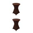thumbnail image 1 of Wweixi Versatile Elastic Cocktail Table Set Fitting For Any Occasion Environmentally Friendly Polyester light brown 2Set, 1 of 6