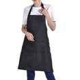 thumbnail image 1 of Decodeary 12pcs Woman Apron With Pockets Efficient And Stylish Cooking Companion Polyester Adjustable Half-length Adult Apron black 1Set, 1 of 6