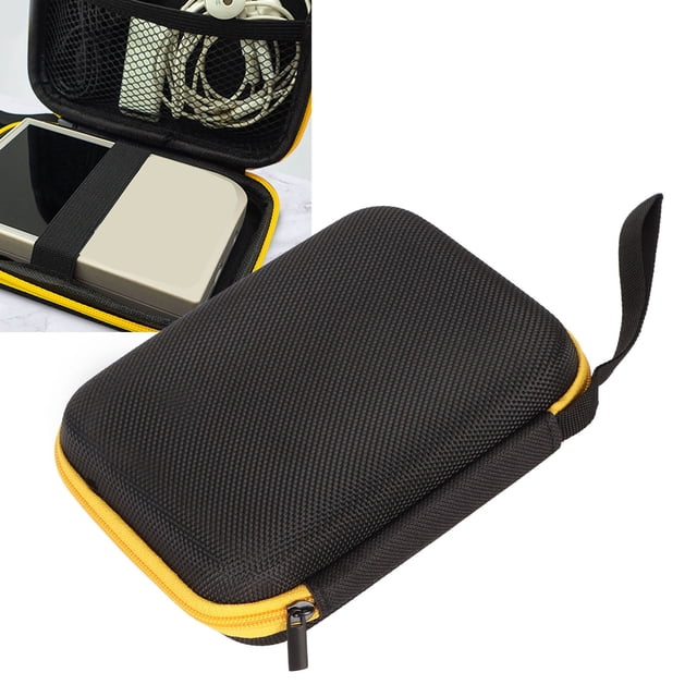Sac de Rangement pour Jeux, Étui Rigide de Transport pour Console de Jeu Portative avec Sangle en Nylon Intégrée, Poche Interne en Maille Résistante aux Impacts en EVA pour Usage Quotidien