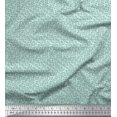 thumbnail image 1 of Soimoi Poly Georgette Fabric Leaves & Berries Shirting Printed Fabric 1 Yard 52 Inch Wide, 1 of 3