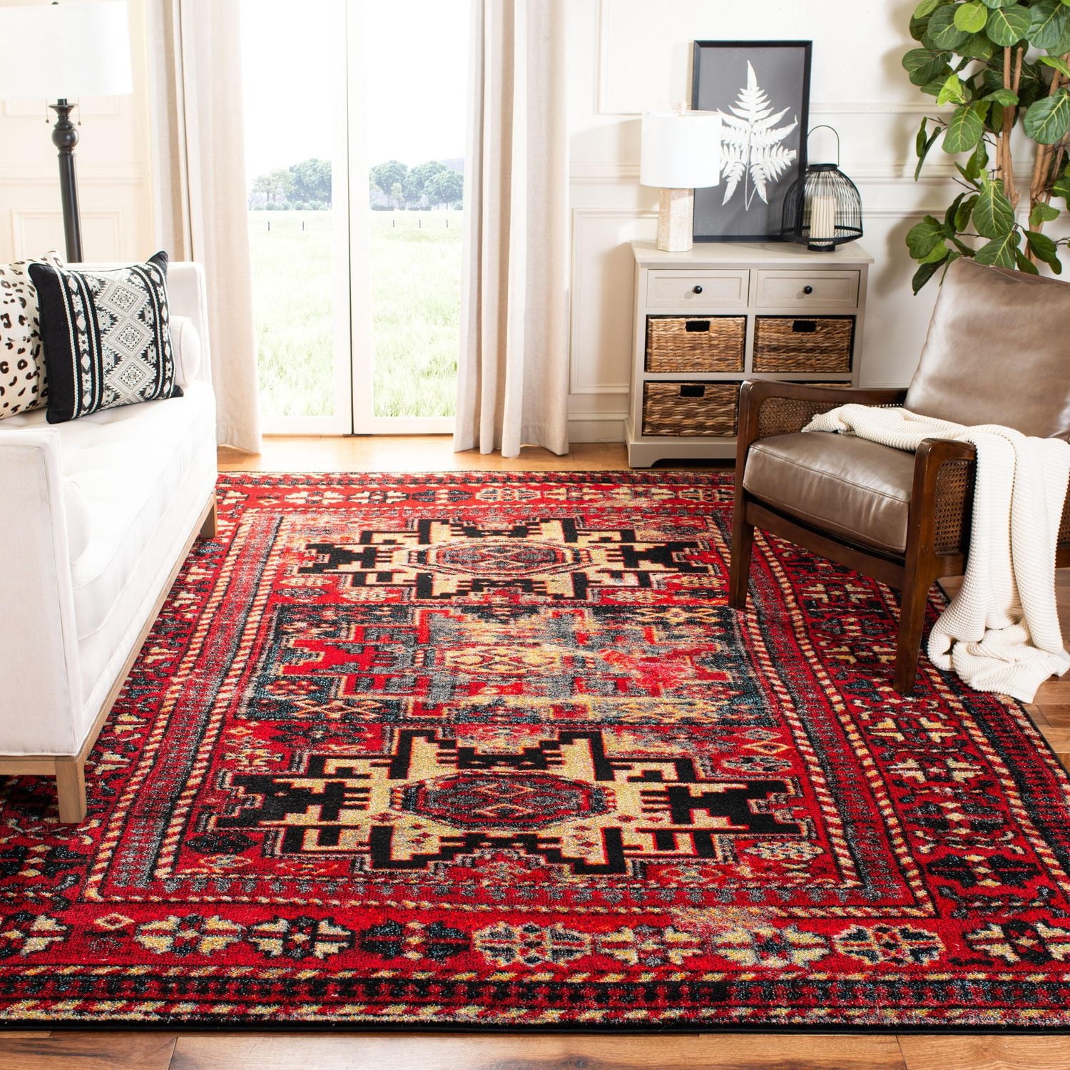 SAFAVIEH Vintage Hamadan Edin Tapis Traditionnel