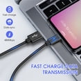 thumbnail image 2 of Câble de Chargeur USB 6 Pi, [Lot de 2] Cordon de Recharge Rapide USB ROFAY Compatible avec iPhone 14 Pro Max 13 Plus 12 11 Pro Max TP 8 7 et Plus, Rouge, 2 of 6