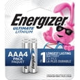 thumbnail image 1 of Energizer Ultimate Lithium AAA Batteries (4 Pack), Lithium Triple A Batteries, 1 of 10