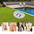thumbnail image 4 of Inflatable Swimming Pool Foot Bath Portable Foot Bath Suitable For Swimming Pool Entrance Ladder Swimming Pool Foot Washing Small Bathroom Storage Towel Warmer Bathroom Organizer Shower, 4 of 4