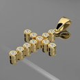 thumbnail image 4 of Collier Pendentif Croix Magnifique en Véritable Diamond Taille Ronde 1,00 Ct pour Femmes en Or Jaune Massif 18K avec Chaîne de 18 Pouces, 4 of 4