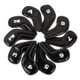 thumbnail image 2 of maskred 10Pcs PU Golf Iron Covers Set Sticky Training Equipment for Golf Club Head Swing and Distance Style A 1Set, 2 of 6
